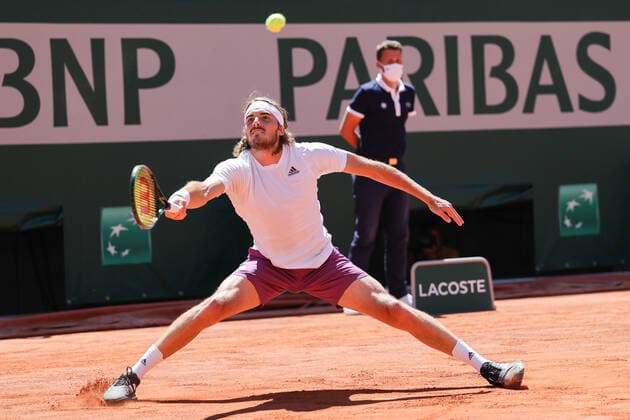 Stefanos Tsitsipas, Mens Singles Final, Final Tennis French Open 2021 Grand Slam Roland Garros Paris France 13 June 2021 Copyright: xJuergenxHasenkopfx