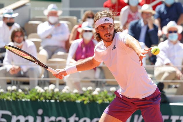 Stefanos Tsitsipas, Mens Singles Final, Final Tennis French Open 2021 Grand Slam Roland Garros Paris France 13 June 2021 Copyright: xJuergenxHasenkopfx