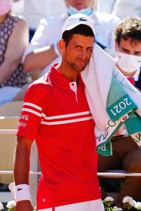 Mandatory Credit: Photo by Javier Garcia BPI Shutterstock (12058233eu) Novak Djokovic during the Men s Singles final French Open Tennis, Day Fifteen, Roland Garros, Paris, France - 13 Jun 2021 French Open Tennis, Day Fifteen, Roland Garros, Paris, France - 13 Jun 2021  Copyright: xJavierxGarcia BPI Shutterstockx 12058233eu