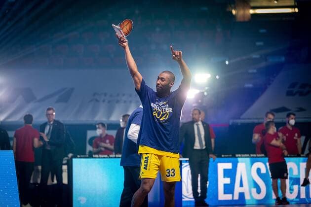 Basketball MÂ¸nchen 13 06 2021 1 Bundesliga easyCredit BBL Season 2020 2021 Playoffs Final Game 4 FC Bayern MÂ¸nchen Alba Berlin Alba Berlin is German Champion 2021 Jayson Granger Alba Berlin, No 33 MVP.