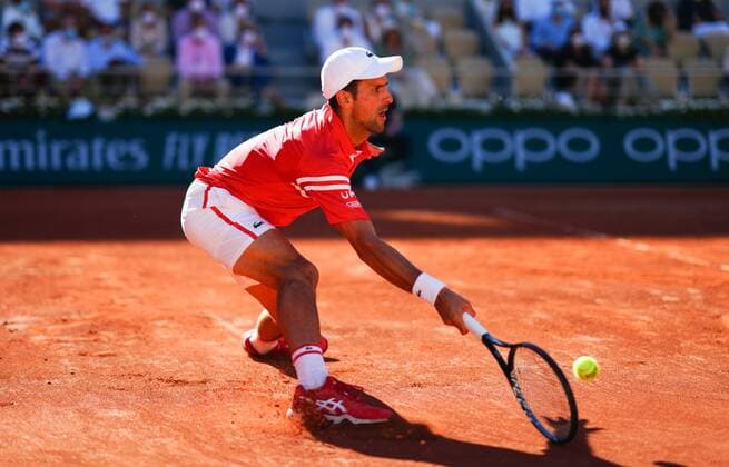 Mandatory Credit: Photo by Javier Garcia BPI Shutterstock (12058233hi) Novak Djokovic during the Men s Singles final French Open Tennis, Day Fifteen, Roland Garros, Paris, France - 13 Jun 2021 French Open Tennis, Day Fifteen, Roland Garros, Paris, France - 13 Jun 2021  Copyright: xJavierxGarcia BPI Shutterstockx 12058233hi