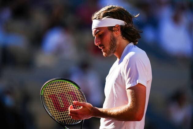 Mandatory Credit: Photo by Javier Garcia BPI Shutterstock (12058233hw) Stefanos Tsitsipas during the Men s Singles final French Open Tennis, Day Fifteen, Roland Garros, Paris, France - 13 Jun 2021 French Open Tennis, Day Fifteen, Roland Garros, Paris, France - 13 Jun 2021  Copyright: xJavierxGarcia BPI Shutterstockx 12058233hw