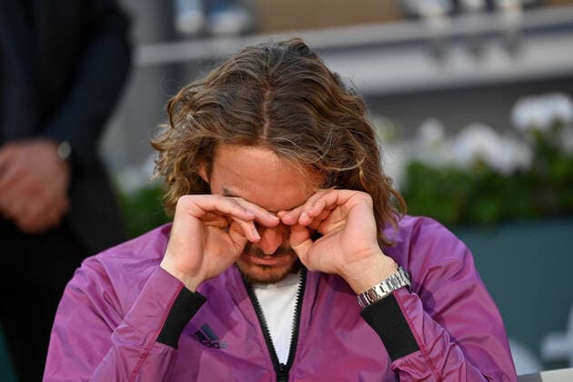 2021 Roland Garros Mens Singles Final Stefanos Tsitsipas , Greece