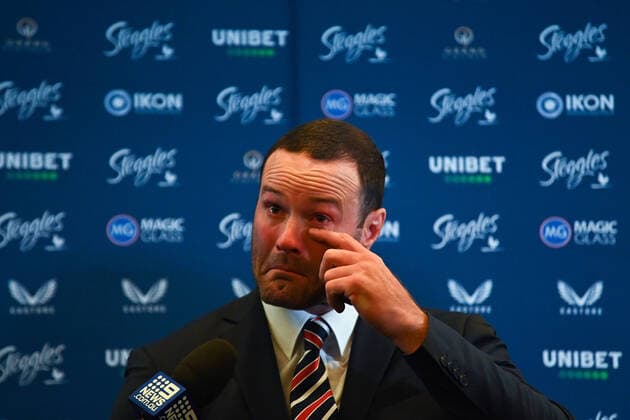 Bilder des Jahres 2021, Sport 06 Juni Sport Themen der Woche KW24 Sport Bilder des Tages BOYD CORDNER RETIREMENT ANNOUNCEMENT, Boyd Cordner speaks to the media during a press conference, PK, Pressekonferenz in Sydney, Monday, June 14, 2021. Decorated Sydney Roosters captain Boyd Cordner is set to announce his retirement from rugby league. ( NO ARCHIVING, EDITORIAL USE ONLY, NO USE IN BOOKS WITHOUT CONSENT SYDNEY NSW AUSTRALIA  Copyright: xSTEVENxSAPHOREx 20210614001549534010