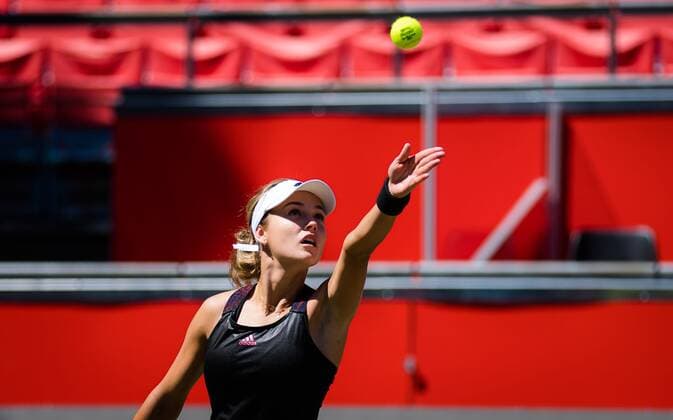 Mandatory Credit: Photo by Rob Prange Shutterstock (12072930a) Anna Kalinskaya of Russia in action during the first round of the 2021 bett1open WTA, Tennis Damen 500 tennis tournament bett1open Tournament, Tennis, Berlin, Germany - 14 Jun 2021 bett1open Tournament, Tennis, Berlin, Germany - 14 Jun 2021  Copyright: xRobxPrange Shutterstockx 12072930a