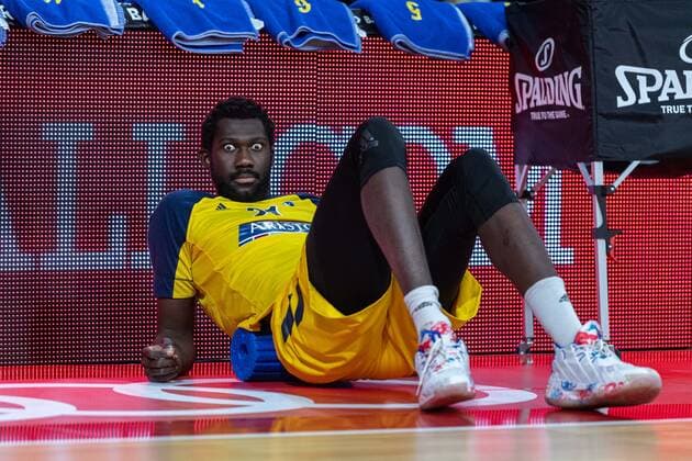 Basketball Munich 13 06 2021 1 Bundesliga easyCredit BBL Season 2020 2021 Playoffs Final Game 4 FC Bayern Munich Alba Berlin Christ Koumadje Alba Berlin, No 21