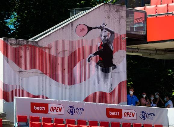 Mandatory Credit: Photo by Rob Prange Shutterstock (12072930ac) Ambiance during the first round of the 2021 bett1open WTA, Tennis Damen 500 tennis tournament bett1open Tournament, Tennis, Berlin, Germany - 14 Jun 2021 bett1open Tournament, Tennis, Berlin, Germany - 14 Jun 2021  Copyright: xRobxPrange Shutterstockx 12072930ac