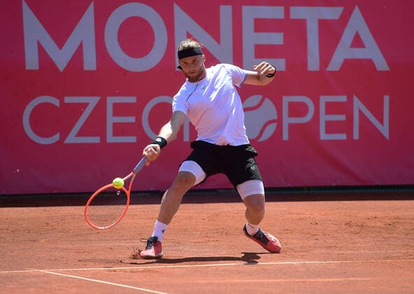 Tenisovy turnaj muzu kategorie challenger Moneta Czech Open, 1. kolo, 14. cervna 2021 v Prostejove. Jozef Kovalik ze Slovenska. CTKPhotoP2021061404878  LPE 011