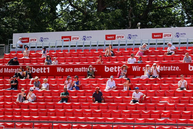 Pictured bett1open 2021 WTA 500 , Berlin, LTTC Rot Weiß Steffi Graf Stadium, 14 06 2021,
