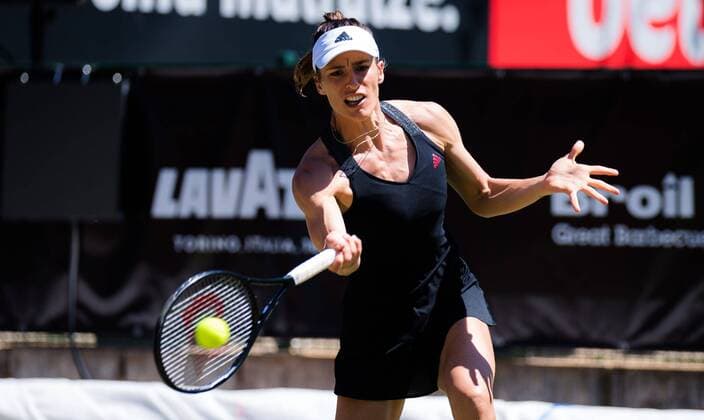 Sport Themen der Woche KW24 Sport Bilder des Tages Mandatory Credit: Photo by Rob Prange Shutterstock (12072930da) Andrea Petkovic of Germany playing doubles with Andrea Petkovic at the 2021 bett1open WTA, Tennis Damen 500 tennis tournament bett1open Tournament, Tennis, Berlin, Germany - 14 Jun 2021 bett1open Tournament, Tennis, Berlin, Germany - 14 Jun 2021  Copyright: xRobxPrange Shutterstockx 12072930da