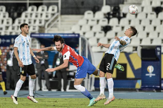 Argentina x Chile RIO DE JANEIRO, RJ - 14.06.2021: ARGENTINA X CHILE - Match between Argentina x Chile, valid for the first round of Copa America Brazil 2021, held at Nilton Santos Stadium, Rio de Janeiro RJ, this Monday (14). (Photo: Nayra Halm Fotoarena) x2079731x  NayraxHalm
