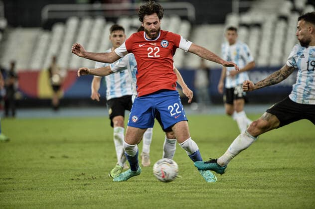 Argentina x Chile RIO DE JANEIRO, RJ - 14.06.2021: ARGENTINA X CHILE - Match between Argentina x Chile, valid for the first round of Copa America Brazil 2021, held at Nilton Santos Stadium, Rio de Janeiro RJ, this Monday (14). (Photo: Nayra Halm Fotoarena) x2079736x  NayraxHalm