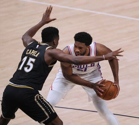 Basketball, NBA, Playoffs, Atlanta Hawks - Philadelphia 76ers