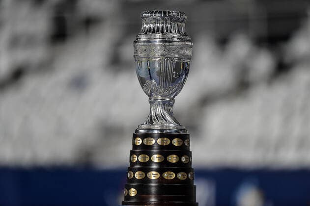 Argentina v Chile: Group A - Copa America Brazil 2021 Cup seen before the match between Argentina and Chile at the Engenhao stadium for the Copa AmÃ rica 2021, on June 14, 2021 in Rio de Janeiro, Brazil. Rio De Janeiro Brazil ribeiro-notitle210614_npi6D  Copyright: xThiagoxRibeirox