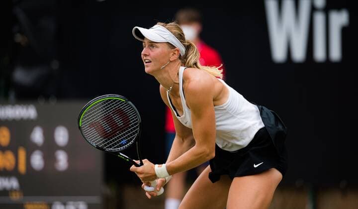Mandatory Credit: Photo by Rob Prange Shutterstock (12072931i) Liudmila Samsonova of Russia during the first round of the 2021 bett1open WTA, Tennis Damen 500 tennis tournament bett1open Tournament, Tennis, Berlin, Germany - 15 Jun 2021 bett1open Tournament, Tennis, Berlin, Germany - 15 Jun 2021  Copyright: xRobxPrange Shutterstockx 12072931i