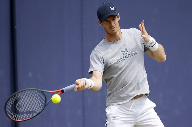 Tennis, ATP Tournament in London, Andy Murray Training