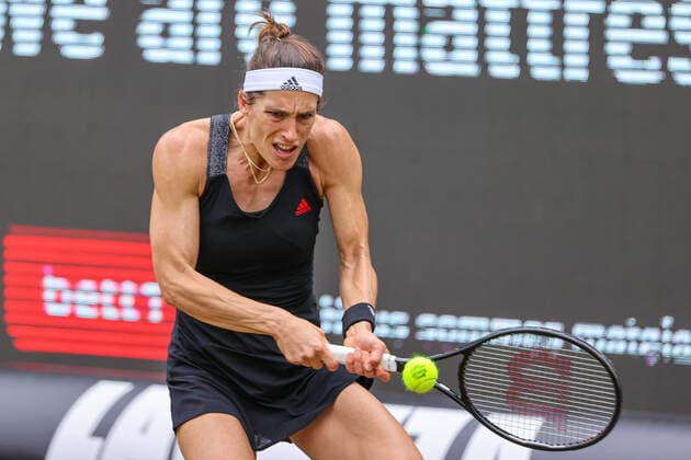 Pictured Andrea PETKOVIC GER bett1open 2021 WTA 500 , Berlin, LTTC Rot Weiß Steffi Graf Stadium, 15 06 2021,