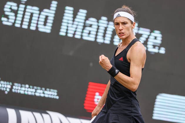 Pictured Andrea PETKOVIC GER bett1open 2021 WTA 500 , Berlin, LTTC Rot Weiß Steffi Graf Stadium, 15 06 2021,