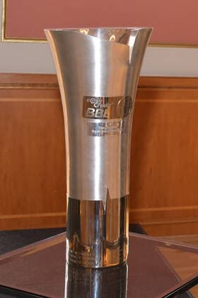 The Champions Cup of ALBA Berlin Reception of the Berlin Basketball Bundesliga club Alba Berlin to the 10 championship title win in Berlin on 15 06 2021 ALBA Berlin Reception Red City Hall Photopress Mueller