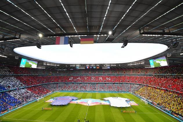 FUSSBALL Euro 2021 GROUP C Match 12 in Munich France Germany 15 06 2021 Overview Allianz Arena in Munich