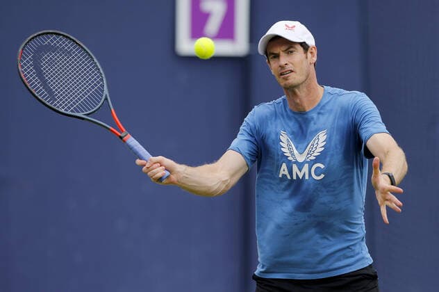Tennis, ATP Tournament in London, Andy Murray Training