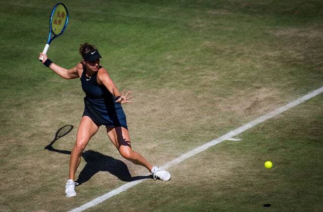 Sport Bilder des Tages Mandatory Credit: Photo by Rob Prange Shutterstock (12072933bd) Belinda Bencic of Switzerland in action during her second round match at the 2021 bett1open WTA, Tennis Damen 500 tennis tournament bett1open Tournament, Tennis, Berlin, Germany - 16 Jun 2021 bett1open Tournament, Tennis, Berlin, Germany - 16 Jun 2021  Copyright: xRobxPrange Shutterstockx 12072933bd