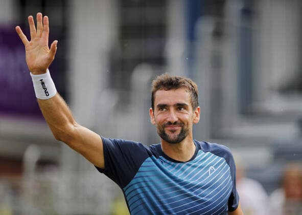 Sport Themen der Woche KW24 Sport Bilder des Tages Mandatory Credit: Photo by Ella Ling BPI Shutterstock (12084430bu) Marin Cilic of Croatia celebrates Cinch Championships, Day Three, Tennis, Queens Club, London, UK - 16 June 2021 EDITORIAL USE ONLY No use with unauthorised audio, video, data, fixture lists, club league logos or live services. Online in-match use limited to 120 images, no video emulation. No use in betting, games or single club league player publications. Cinch Championships, Day Three, Tennis, Queens Club, London, UK - 16 June 2021 EDITORIAL USE ONLY No use with unauthorised audio, video, data, fixture lists, club league logos or live services. Online in-match use limited to 120 images, no video emulation. No use in betting, games or single club league player publications. Copyright: xEllaxLing BPI Shutterstockx 12084430bu