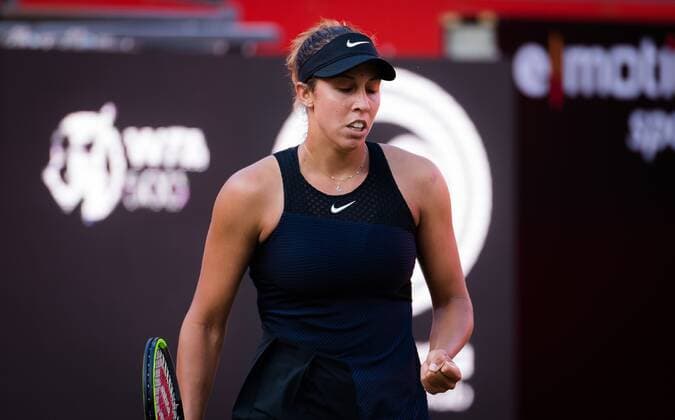 Mandatory Credit: Photo by Rob Prange Shutterstock (12072933di) Madison Keys of the United States in action during her second round match at the 2021 bett1open WTA, Tennis Damen 500 tennis tournament bett1open Tournament, Tennis, Berlin, Germany - 16 Jun 2021 bett1open Tournament, Tennis, Berlin, Germany - 16 Jun 2021  Copyright: xRobxPrange Shutterstockx 12072933di