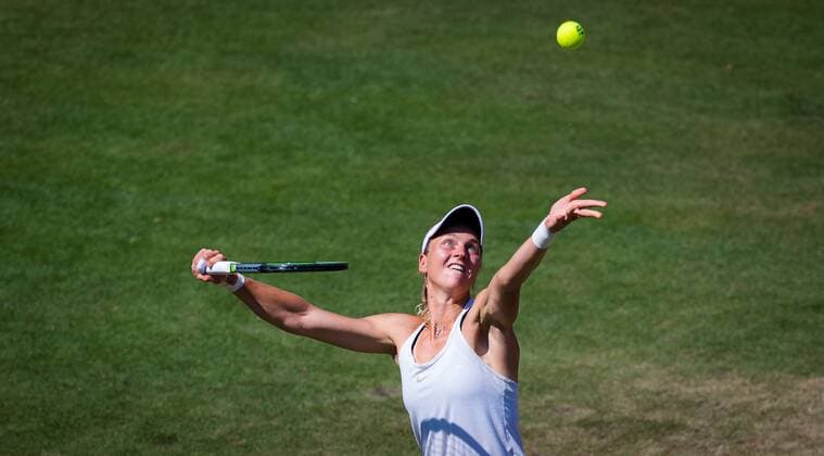 Mandatory Credit: Photo by Rob Prange Shutterstock (12072938s) Liudmilla Samsonova of Russia in action during her second round match at the 2021 bett1open WTA, Tennis Damen 500 tennis tournament bett1open Tournament, Tennis, Berlin, Germany - 17 Jun 2021 bett1open Tournament, Tennis, Berlin, Germany - 17 Jun 2021  Copyright: xRobxPrange Shutterstockx 12072938s