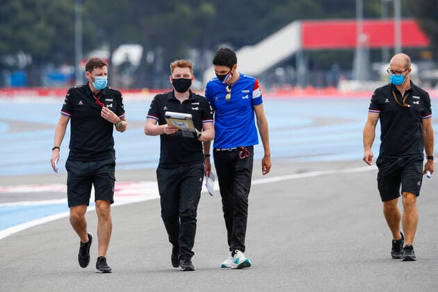 OCON Esteban (fra), Alpine F1 A521, portrait during the Formula 1 Emirates Grand Prix de France 2021, 7th round of the 2021 FIA Formula One World Championship, WM, Weltmeisterschaft from June 18 to 20, 2021 on the Circuit Paul Ricard, in Le Castellet, France - FORMULE 1 : Grand Prix de France - Circuit Paul-Ricard - 17 06 2021 DPPI PANORAMIC  _V2_1933