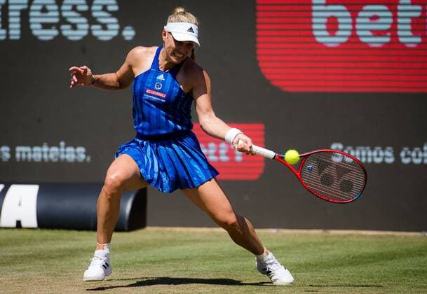 Mandatory Credit: Photo by Rob Prange Shutterstock (12072938ap) Angelique Kerber of Germany in action during her second round match at the 2021 bett1open WTA, Tennis Damen 500 tennis tournament bett1open Tournament, Tennis, Berlin, Germany - 17 Jun 2021 bett1open Tournament, Tennis, Berlin, Germany - 17 Jun 2021  Copyright: xRobxPrange Shutterstockx 12072938ap