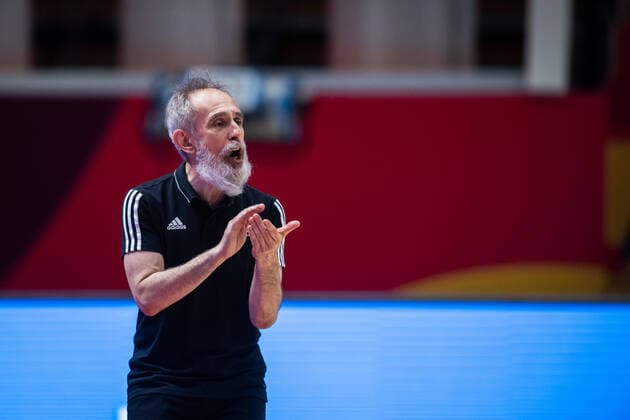 210617 Head coach Marco Crespi of Sweden during of the FIBA Women s Eurobasket match between Sweden and Slovakia on June 17, 2021 in Valencia Photo Maxim ThorÃ BILDBYRAN kod MT MT0187 basket basketball national team fiba women s eurobasket basket em sverige sweden slovakien slovakia dam bbeng dag 1 day 1,  Copyright: MAXIMxTHORE BB210617MT067