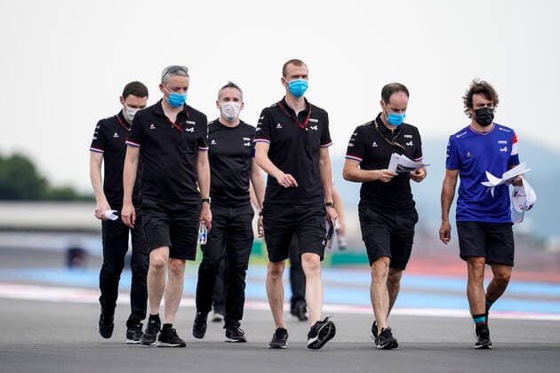 June 17, 2021, Le Castellet, France: FERNANDO ALONSO of Spain and Alpine F1 Team is seen during preparations of the 2021 FIA Formula 1 French Grand Prix at Circuit Paul Ricard in Le Castellet, France. Le Castellet France - ZUMAg147 20210617_zap_g147_012 Copyright: xJamesxGasperottix