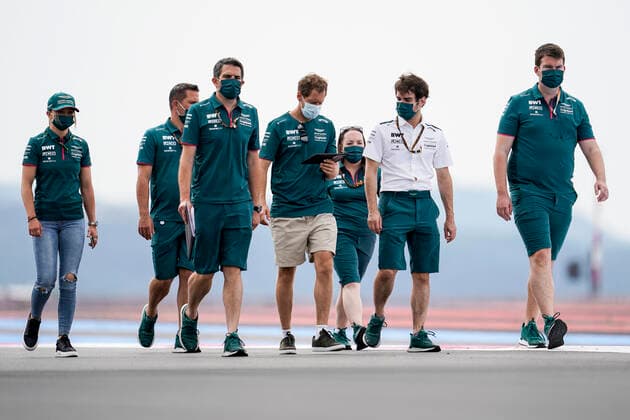 June 17, 2021, Le Castellet, France: SEBASTIAN VETTEL of Germany and Aston Martin F1 Team is seen during preparations of the 2021 FIA Formula 1 French Grand Prix at Circuit Paul Ricard in Le Castellet, France. Le Castellet France - ZUMAg147 20210617_zap_g147_024 Copyright: xJamesxGasperottix