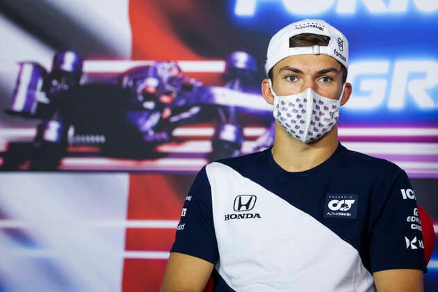 GASLY Pierre (fra), Scuderia AlphaTauri Honda AT02, portrait, press conference, PK, Pressekonferenz during the Formula 1 Emirates Grand Prix de France 2021, 7th round of the 2021 FIA Formula One World Championship, WM, Weltmeisterschaft from June 18 to 20, 2021 on the Circuit Paul Ricard, in Le Castellet, France FORMULE 1 : Grand Prix de France - Circuit Paul-Ricard - 17 06 2021 DPPI PANORAMIC  AV6_9212