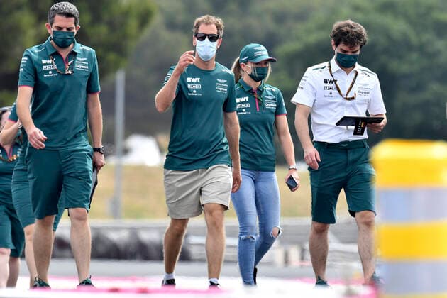 VETTEL Sebastian F1 Team Aston Martin F1 season 2021 GP of France during the visit to the circuit at Le Castellet on June 17, 2021 at Le Castellet