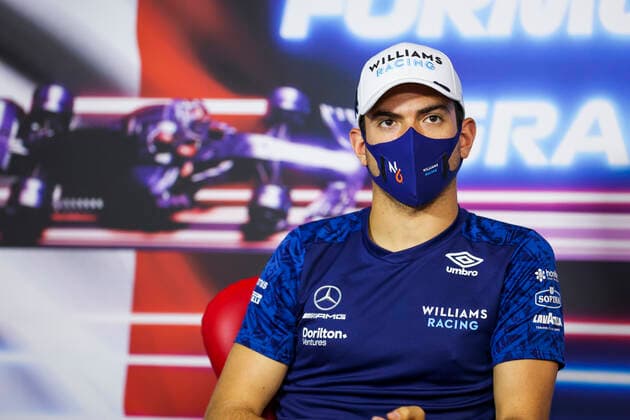 LATIFI Nicholas (can), Williams Racing F1 FW43B, portrait, press conference, PK, Pressekonferenz during the Formula 1 Emirates Grand Prix de France 2021, 7th round of the 2021 FIA Formula One World Championship, WM, Weltmeisterschaft from June 18 to 20, 2021 on the Circuit Paul Ricard, in Le Castellet, France - FORMULE 1 : Grand Prix de France - Circuit Paul-Ricard - 17 06 2021 DPPI PANORAMIC  AV6_9795