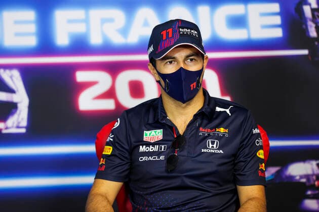 F1 Grand Prix of France 11 Sergio Perez (MEX, Red Bull Racing), F1 Grand Prix of France at Circuit Paul Ricard on June 17, 2021 in Le Castellet, France. (Photo by Antonin Vincent DPPI FIA Pool via HOCH ZWEI) Le Castellet France Poolfoto HOCH ZWEI Pool Antonin Vincent ,EDITORIAL USE ONLY