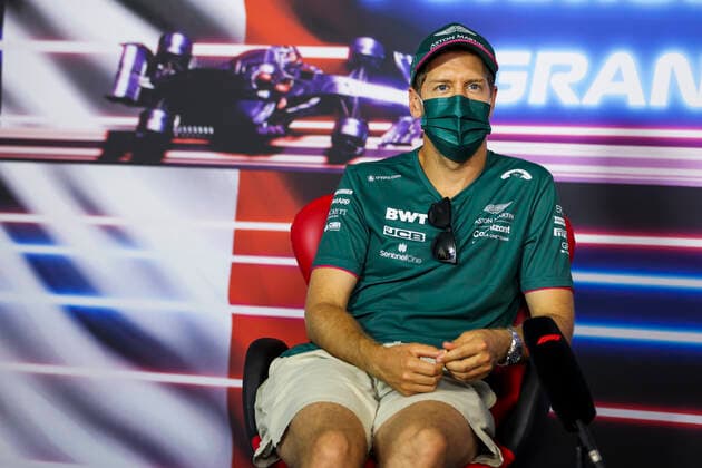 F1 Grand Prix of France 5 Sebastian Vettel (GER, Aston Martin Cognizant F1 Team), F1 Grand Prix of France at Circuit Paul Ricard on June 17, 2021 in Le Castellet, France. (Photo by Antonin Vincent DPPI FIA Pool via HOCH ZWEI) Le Castellet France Poolfoto HOCH ZWEI Pool Antonin Vincent ,EDITORIAL USE ONLY