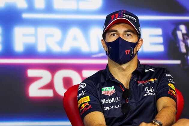 F1 Grand Prix of France 11 Sergio Perez (MEX, Red Bull Racing), F1 Grand Prix of France at Circuit Paul Ricard on June 17, 2021 in Le Castellet, France. (Photo by Antonin Vincent DPPI FIA Pool via HOCH ZWEI) Le Castellet France Poolfoto HOCH ZWEI Pool Antonin Vincent ,EDITORIAL USE ONLY