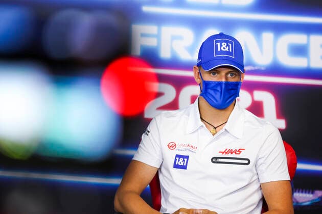 F1 Grand Prix of France 47 Mick Schumacher (GER, Haas F1 Team), F1 Grand Prix of France at Circuit Paul Ricard on June 17, 2021 in Le Castellet, France. (Photo by Antonin Vincent DPPI FIA Pool via HOCH ZWEI) Le Castellet France Poolfoto HOCH ZWEI Pool Antonin Vincent ,EDITORIAL USE ONLY