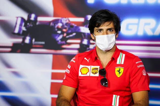 F1 Grand Prix of France 55 Carlos Sainz (ESP, Scuderia Ferrari Mission Winnow), F1 Grand Prix of France at Circuit Paul Ricard on June 17, 2021 in Le Castellet, France. (Photo by Antonin Vincent DPPI FIA Pool via HOCH ZWEI) Le Castellet France Poolfoto HOCH ZWEI Pool Antonin Vincent ,EDITORIAL USE ONLY
