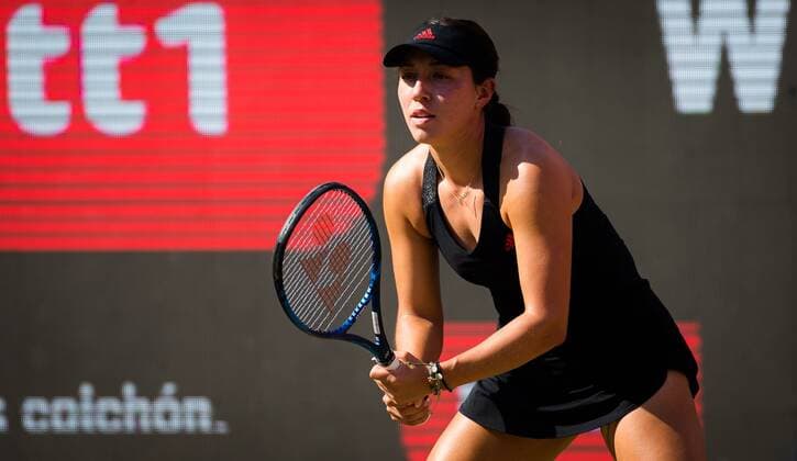 Mandatory Credit: Photo by Rob Prange Shutterstock (12072938bn) Jessica Pegula of the United States in action during her second round match at the 2021 bett1open WTA, Tennis Damen 500 tennis tournament bett1open Tournament, Tennis, Berlin, Germany - 17 Jun 2021 bett1open Tournament, Tennis, Berlin, Germany - 17 Jun 2021  Copyright: xRobxPrange Shutterstockx 12072938bn