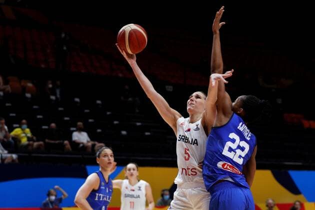 Basketball, Women, Eurobasket, Serbia - Italy