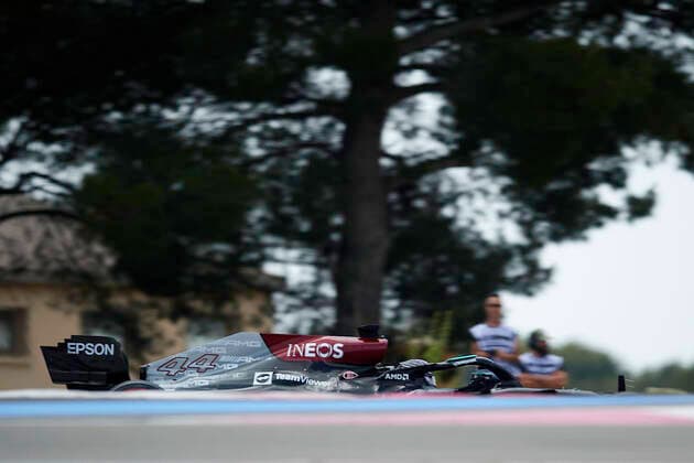 F1 Grand Prix of France - Practice Lewis Hamilton of Great Britain driving the (44) Mercedes AMG Petronas F1 Team Mercedes W12 during practice ahead of the F1 Grand Prix of France at Circuit Paul Ricard on June 18, 2021 in Le Castellet, France. Le Castellet France breton-f1grandp210618_npQ2c  Copyright: xJosexBretonx