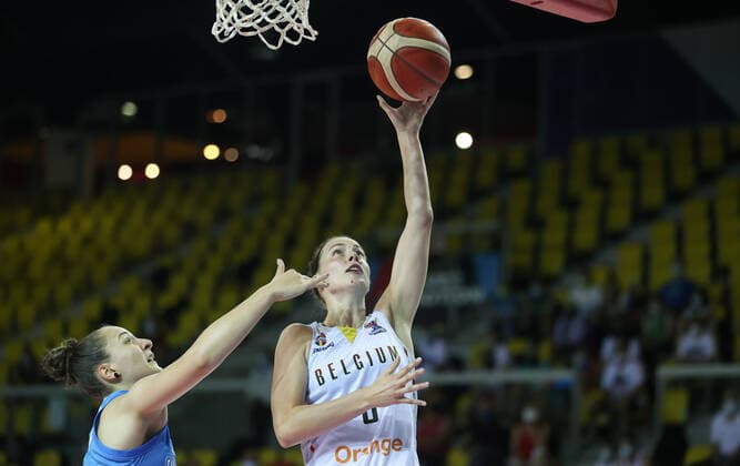 Basketball, Women, Eurobasket, Belgium - Slovenia
