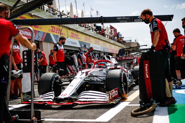 RAIKKONEN Kimi (fin), Alfa Romeo Racing ORLEN C41, action during the Formula 1 Emirates Grand Prix de France 2021, 7th round of the 2021 FIA Formula One World Championship, WM, Weltmeisterschaft from June 18 to 20, 2021 on the Circuit Paul Ricard, in Le Castellet, France - FORMULE 1 : Grand Prix de France - Circuit Paul-Ricard - 18 06 2021 DPPI PANORAMIC  20210618_GOODEN__GDN6356