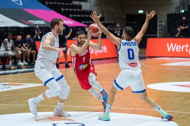 Basketball, Supercup, Italy - Tunisia