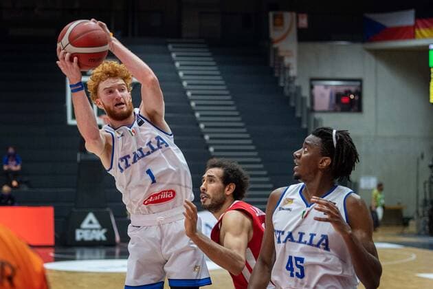 Basketball Hamburg 18 06 2021 Supercup National Team Italy ITA Tunisia TUN Niccolo Mannion Italy, No 01