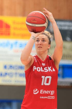 BASKETBALL - AUT vs POL, test match OBERWART,AUSTRIA,18.JUN.21 - BASKETBALL - OEBV international match, Länderspiel, Nationalmannschaft ladies, Austria vs Poland, test match. Image shows Roksana Schmidt (POL).  GEPAxpictures xMarioxBuehner